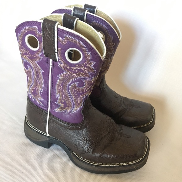 purple durango boots